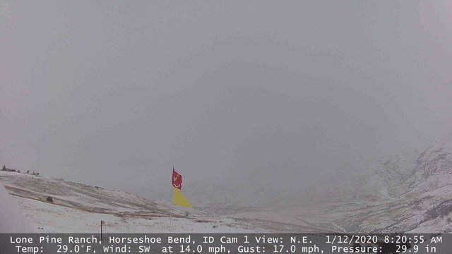 time-lapse frame, Horseshoe Bend, Idaho CAM1 webcam