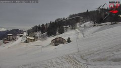 view from Alpe di Mera - Paese on 2024-04-04