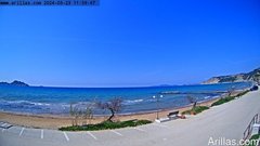 view from Arillas Corfu Live Webcam on 2024-03-23
