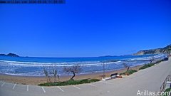 view from Arillas Corfu Live Webcam on 2024-03-28