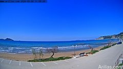 view from Arillas Corfu Live Webcam on 2024-03-30