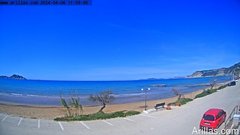 view from Arillas Corfu Live Webcam on 2024-04-06