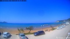 view from Arillas Corfu Live Webcam on 2024-04-13