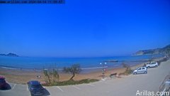 view from Arillas Corfu Live Webcam on 2024-04-14