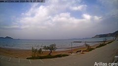 view from Arillas Corfu Live Webcam on 2024-04-16