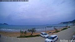 view from Arillas Corfu Live Webcam on 2024-04-16