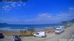 view from Arillas Corfu Live Webcam on 2024-04-17