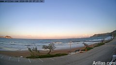 view from Arillas Corfu Live Webcam on 2024-04-20