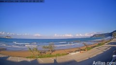 view from Arillas Corfu Live Webcam on 2024-04-20