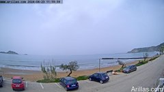 view from Arillas Corfu Live Webcam on 2024-04-23