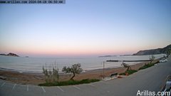 view from Arillas Corfu Live Webcam on 2024-04-28