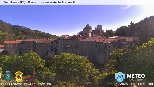time-lapse frame, Premilcuore webcam