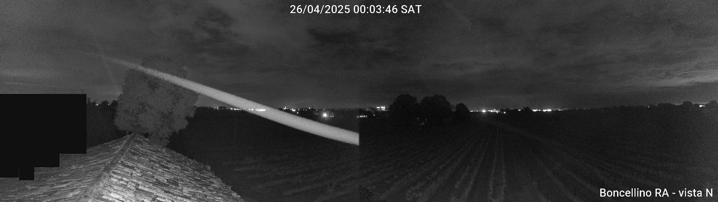 time-lapse frame, Boncellino Nord webcam