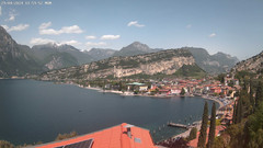 view from Torbole sul Garda - Busatte: Northern direction on 2024-04-29