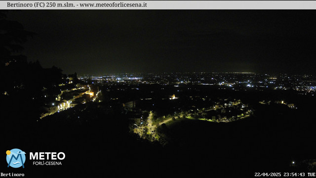 time-lapse frame, Bertinoro webcam