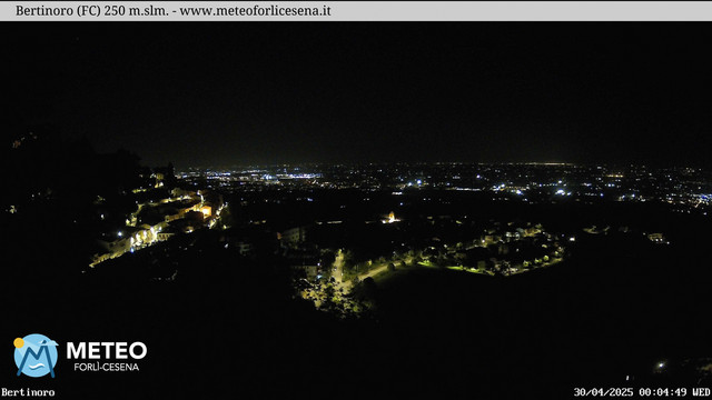 time-lapse frame, Bertinoro webcam