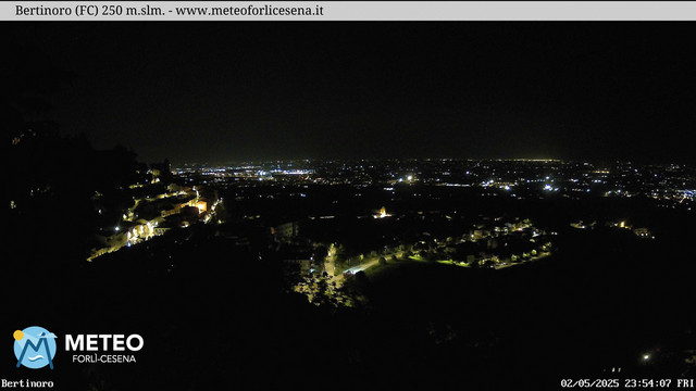 time-lapse frame, Bertinoro webcam