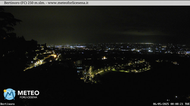 time-lapse frame, Bertinoro webcam