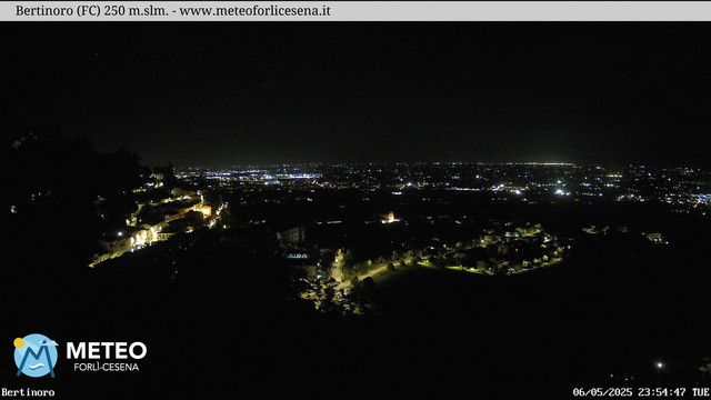 time-lapse frame, Bertinoro webcam
