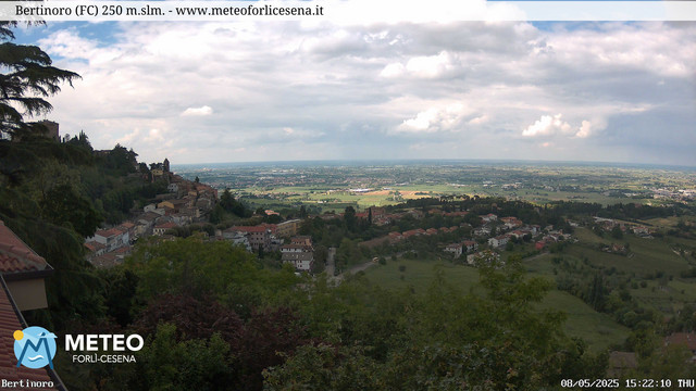 time-lapse frame, Bertinoro webcam
