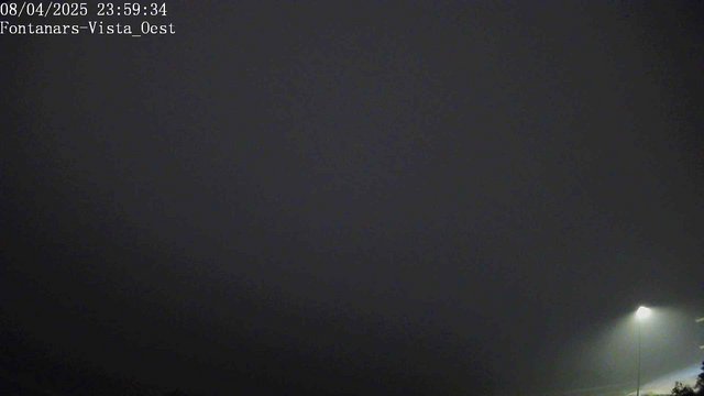 time-lapse frame, Fontanars webcam