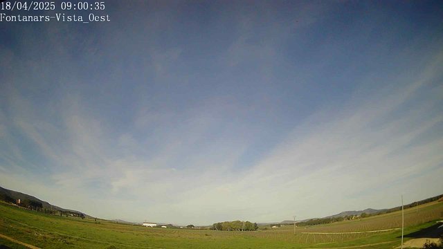 time-lapse frame, Fontanars webcam