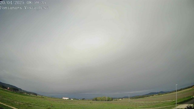 time-lapse frame, Fontanars webcam