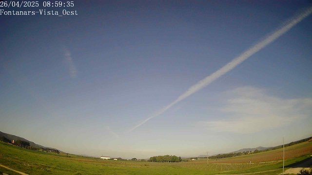 time-lapse frame, Fontanars webcam