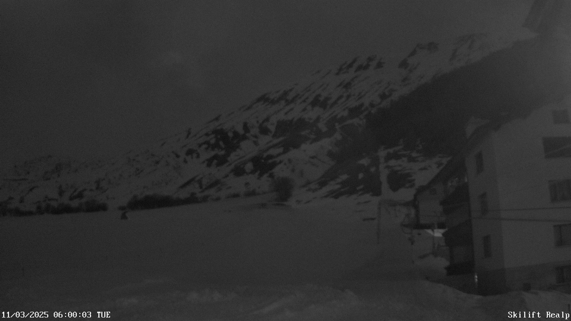 time-lapse frame, Skilift Realp webcam