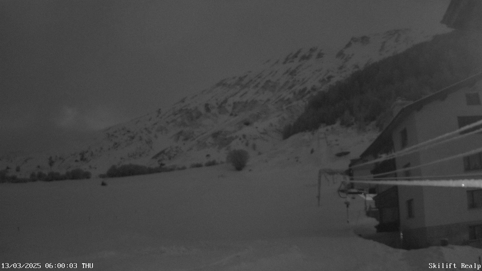 time-lapse frame, Skilift Realp webcam