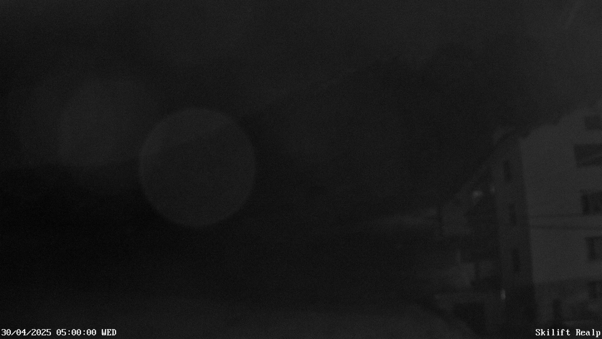 time-lapse frame, Skilift Realp webcam