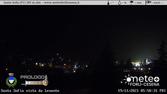 time-lapse frame, Santa Sofia 19/11/21 webcam