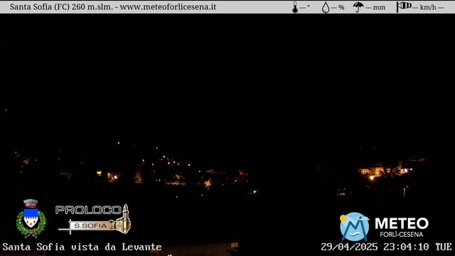 time-lapse frame, Santa Sofia webcam