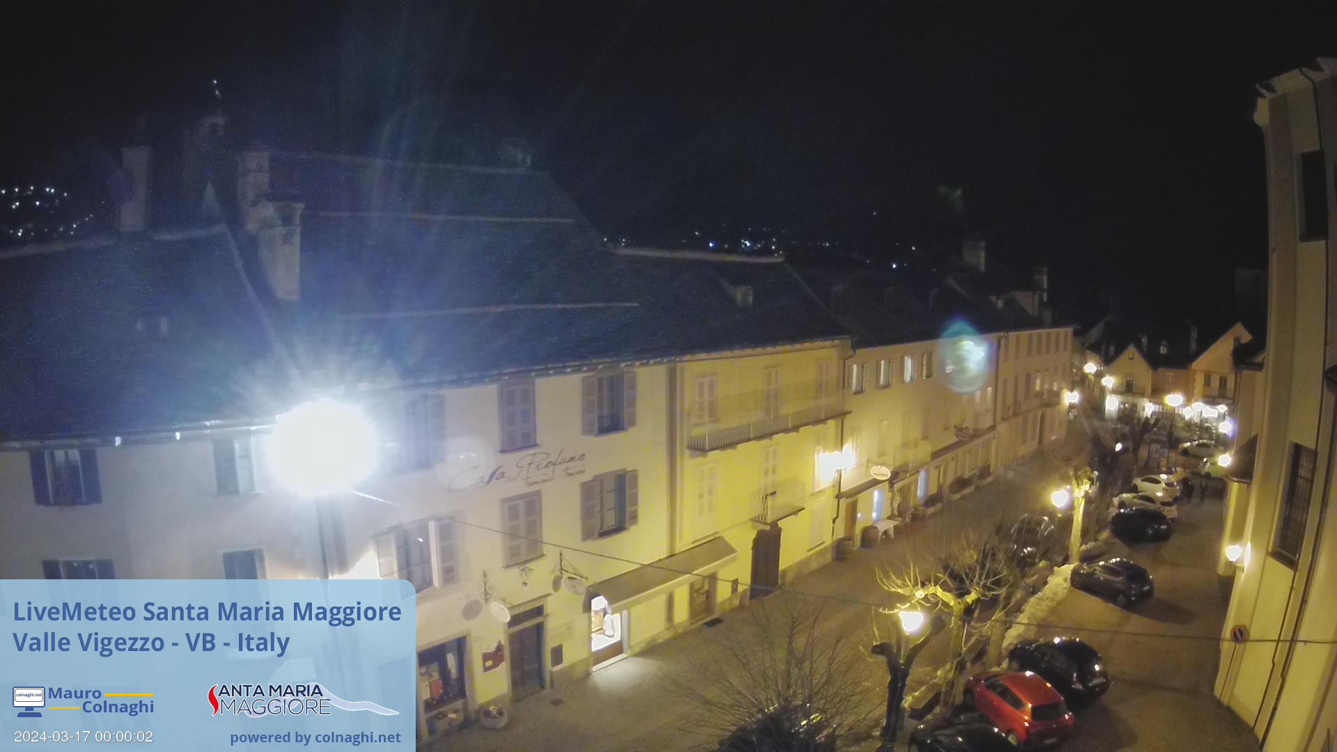 time-lapse frame, Santa Maria webcam