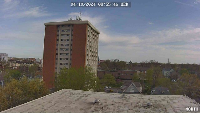 time-lapse frame, University Place Apartments - North Weather webcam