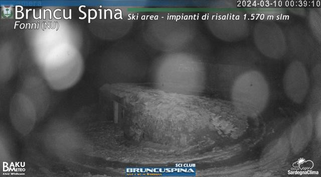 time-lapse frame, Bruncu Spina webcam