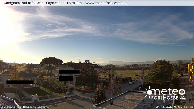 time-lapse frame, Savignano sul Rubicone webcam