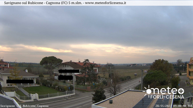 time-lapse frame, Savignano sul Rubicone webcam