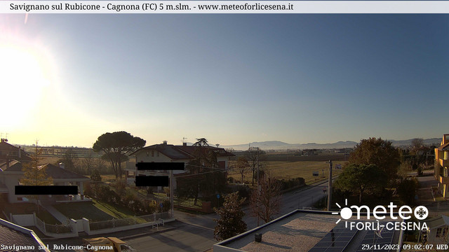 time-lapse frame, Savignano sul Rubicone webcam