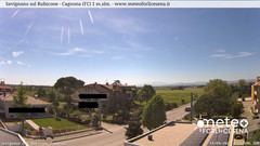 view from Savignano sul Rubicone on 2024-04-14