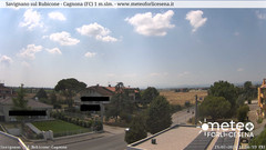 view from Savignano sul Rubicone on 2024-07-19