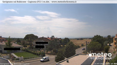 view from Savignano sul Rubicone on 2024-07-22