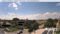 view from Savignano sul Rubicone on 2024-07-23