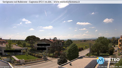 view from Savignano sul Rubicone on 2025-04-22