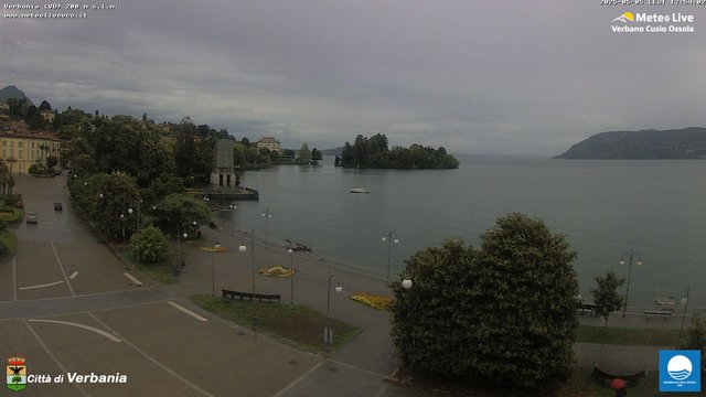 time-lapse frame, Verbania webcam