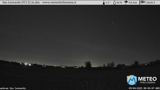 time-lapse frame, San Leonardo webcam