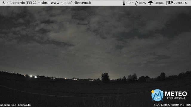 time-lapse frame, San Leonardo webcam