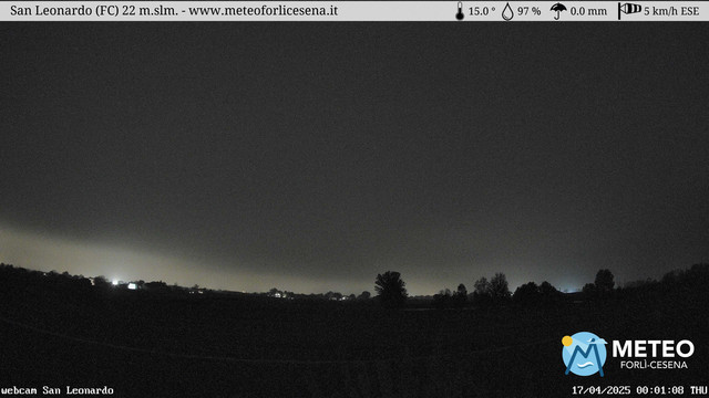 time-lapse frame, San Leonardo webcam