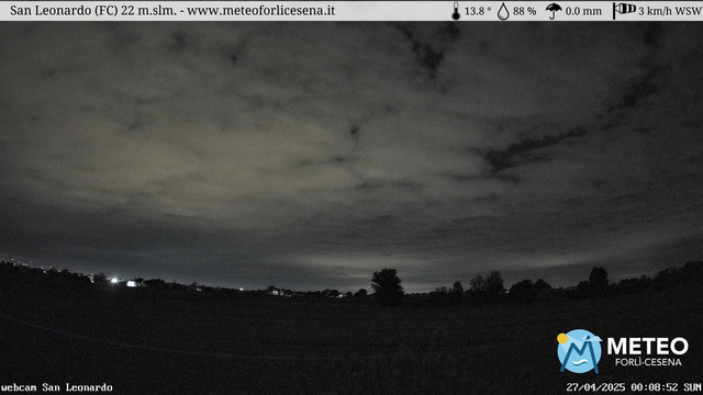 time-lapse frame, San Leonardo webcam