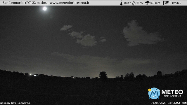 time-lapse frame, San Leonardo webcam